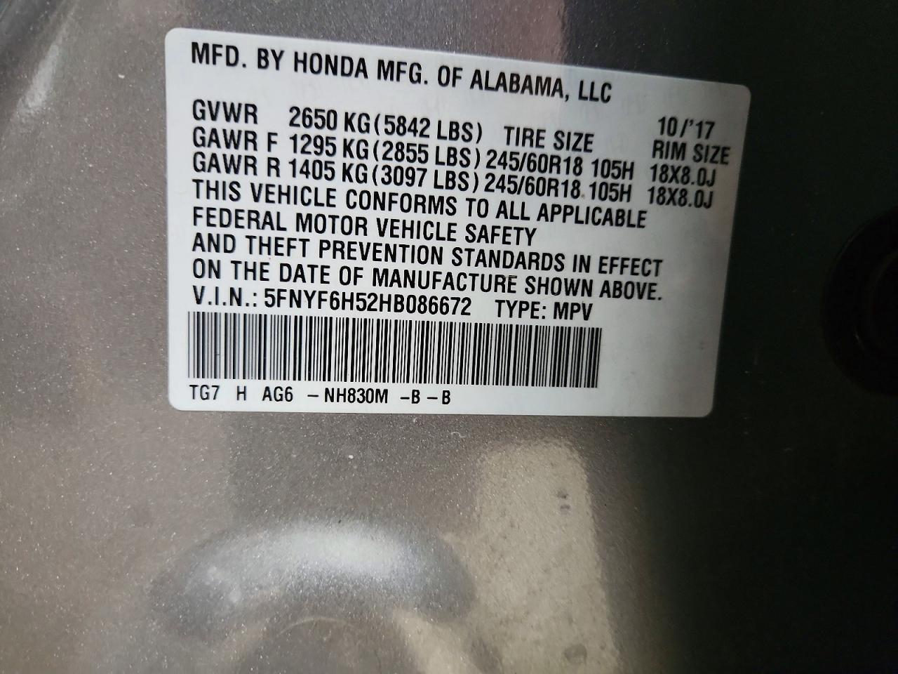 Honda Pilot Exl