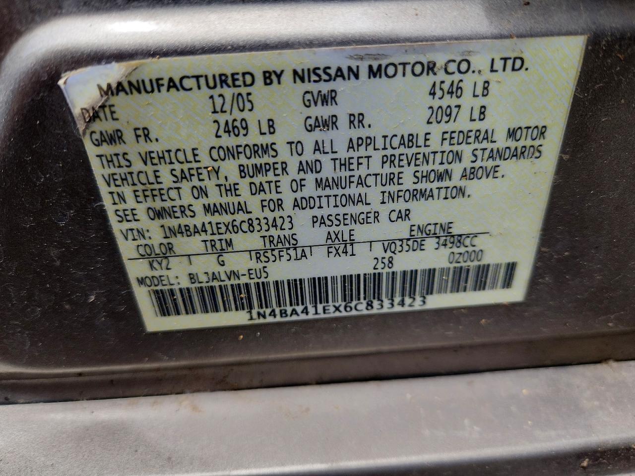 Nissan Maxima 3.5 Se