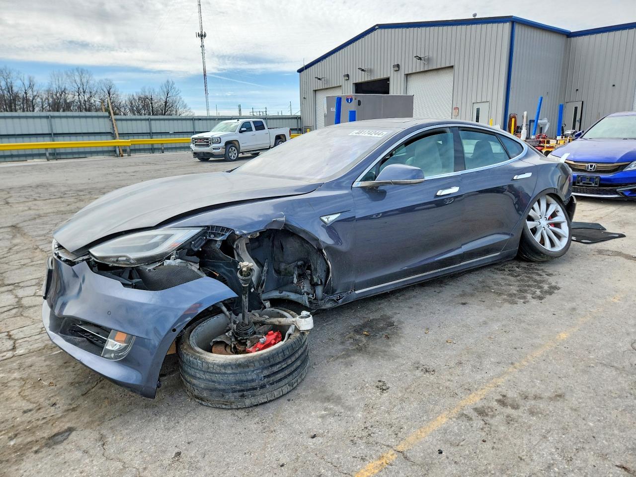 Salvage Tesla Model S Image