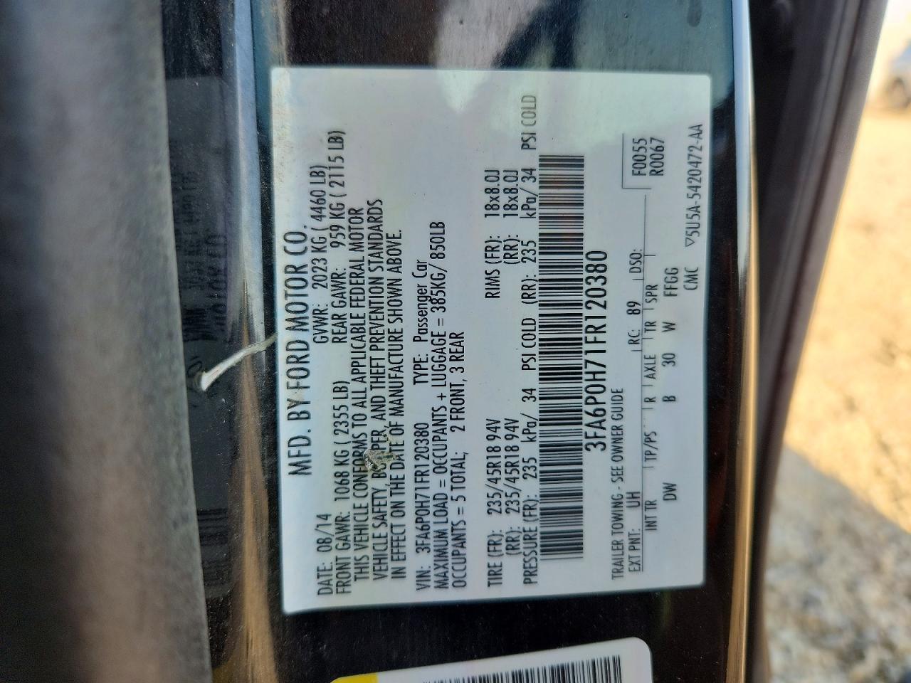 Ford Fusion Se