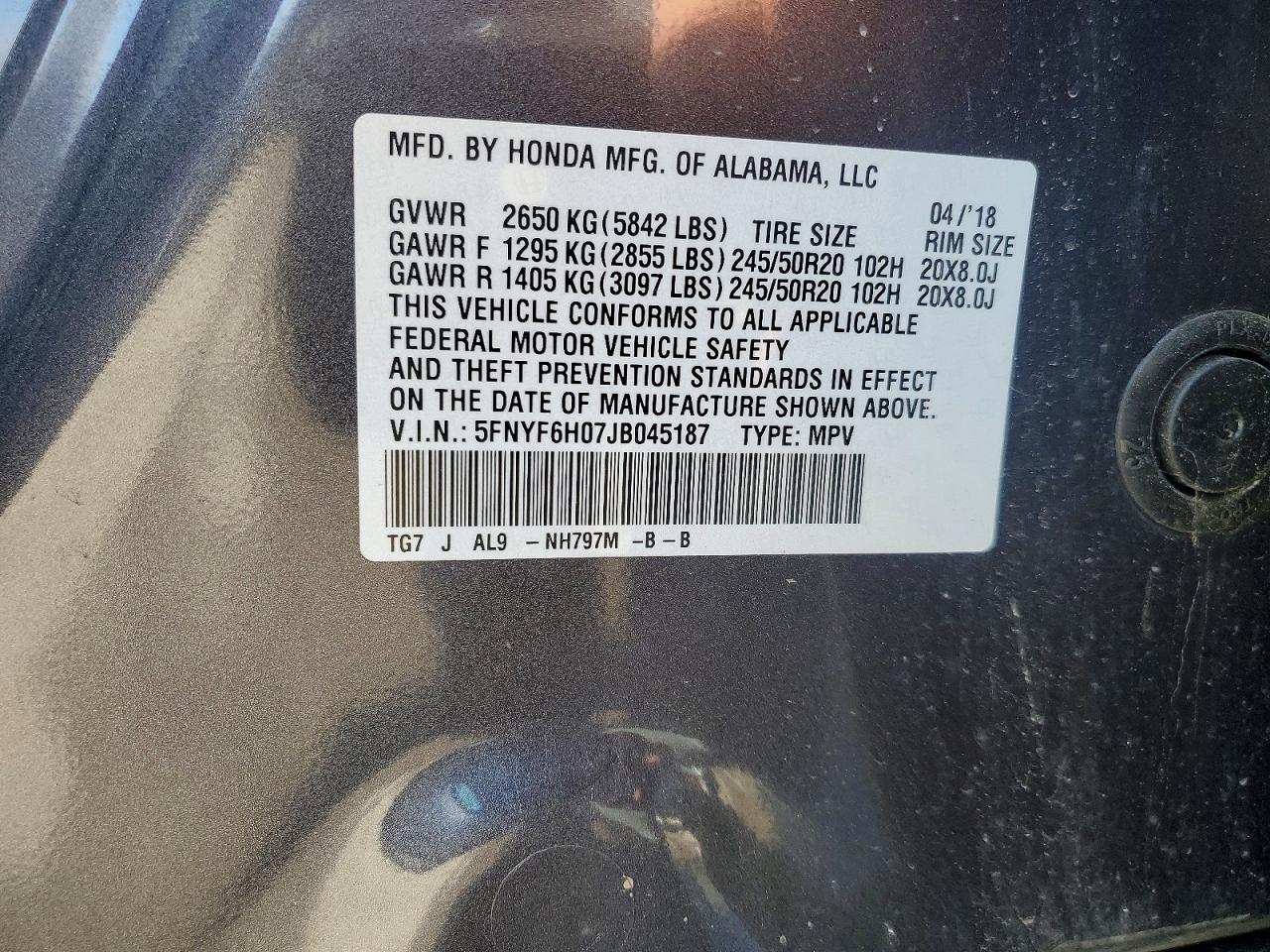 Honda Pilot Elite