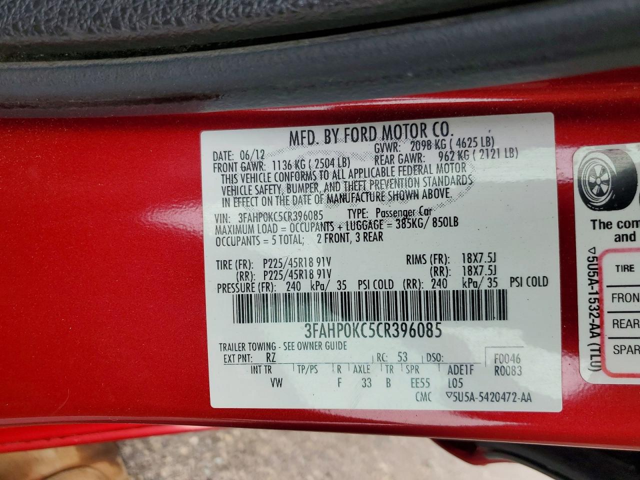 Ford Fusion Sport