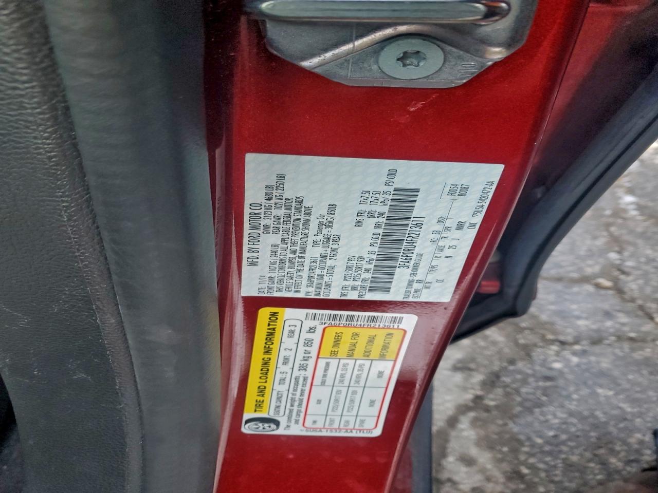 Ford Fusion Titanium Hev