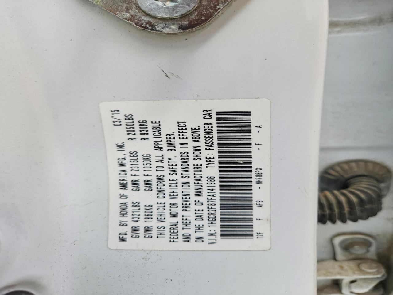 Honda Accord Exl