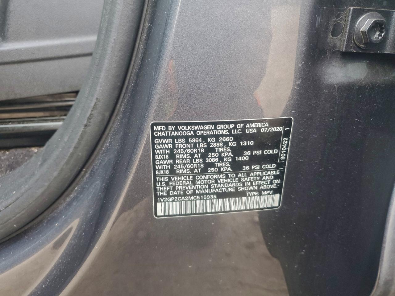 Volkswagen Atlas S