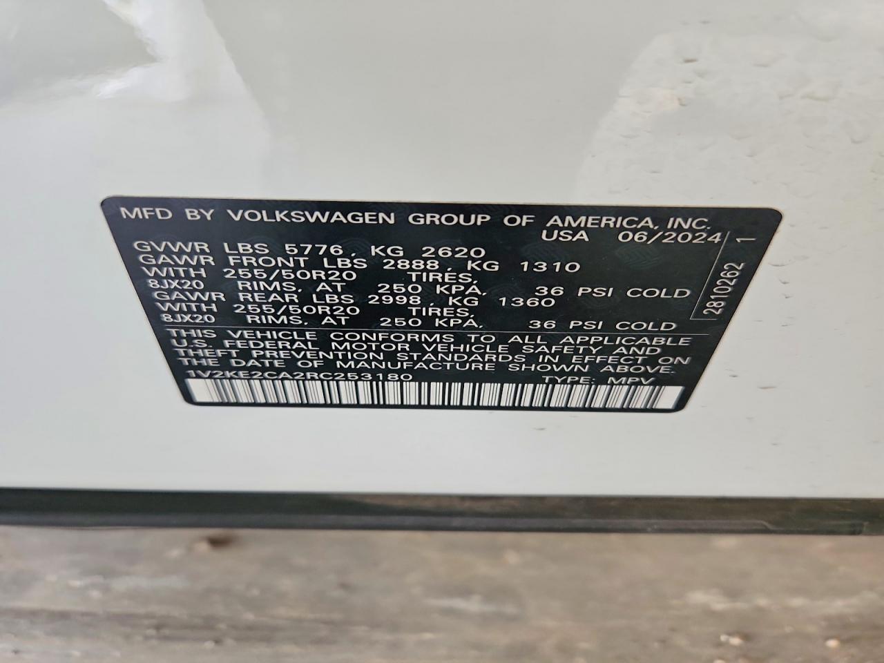 Volkswagen Atlas Se