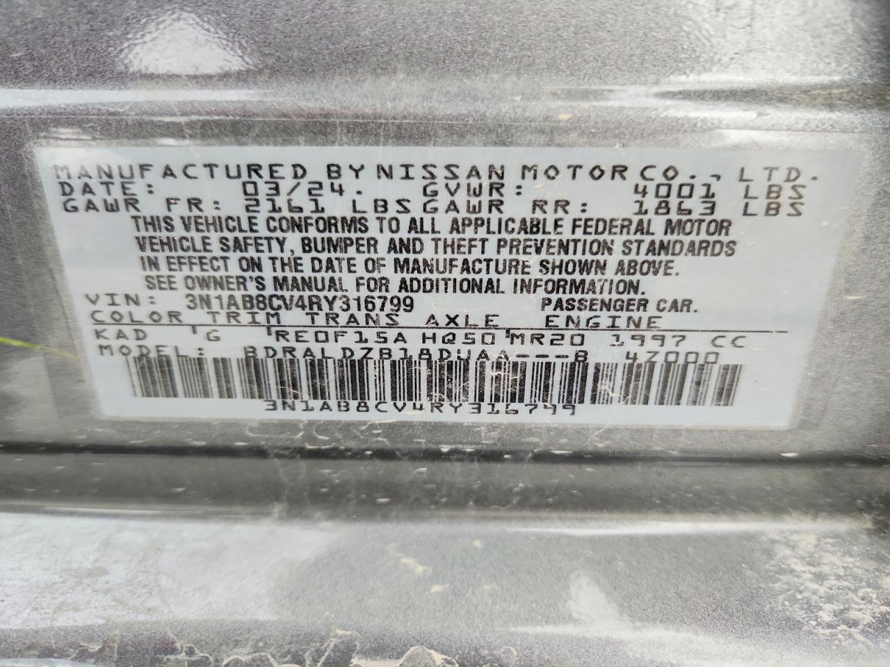 Nissan Sentra Sv