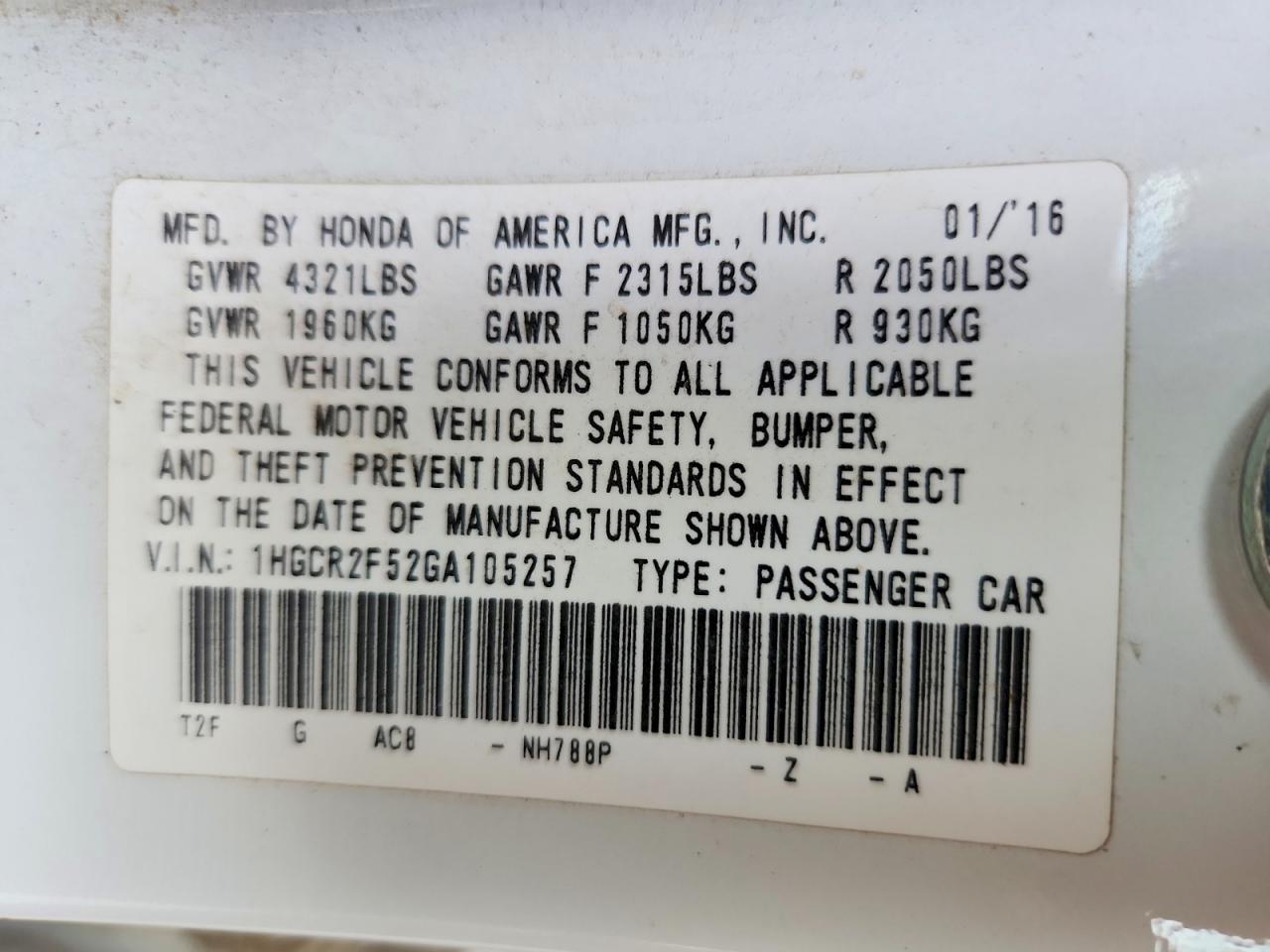 Honda Accord Sport