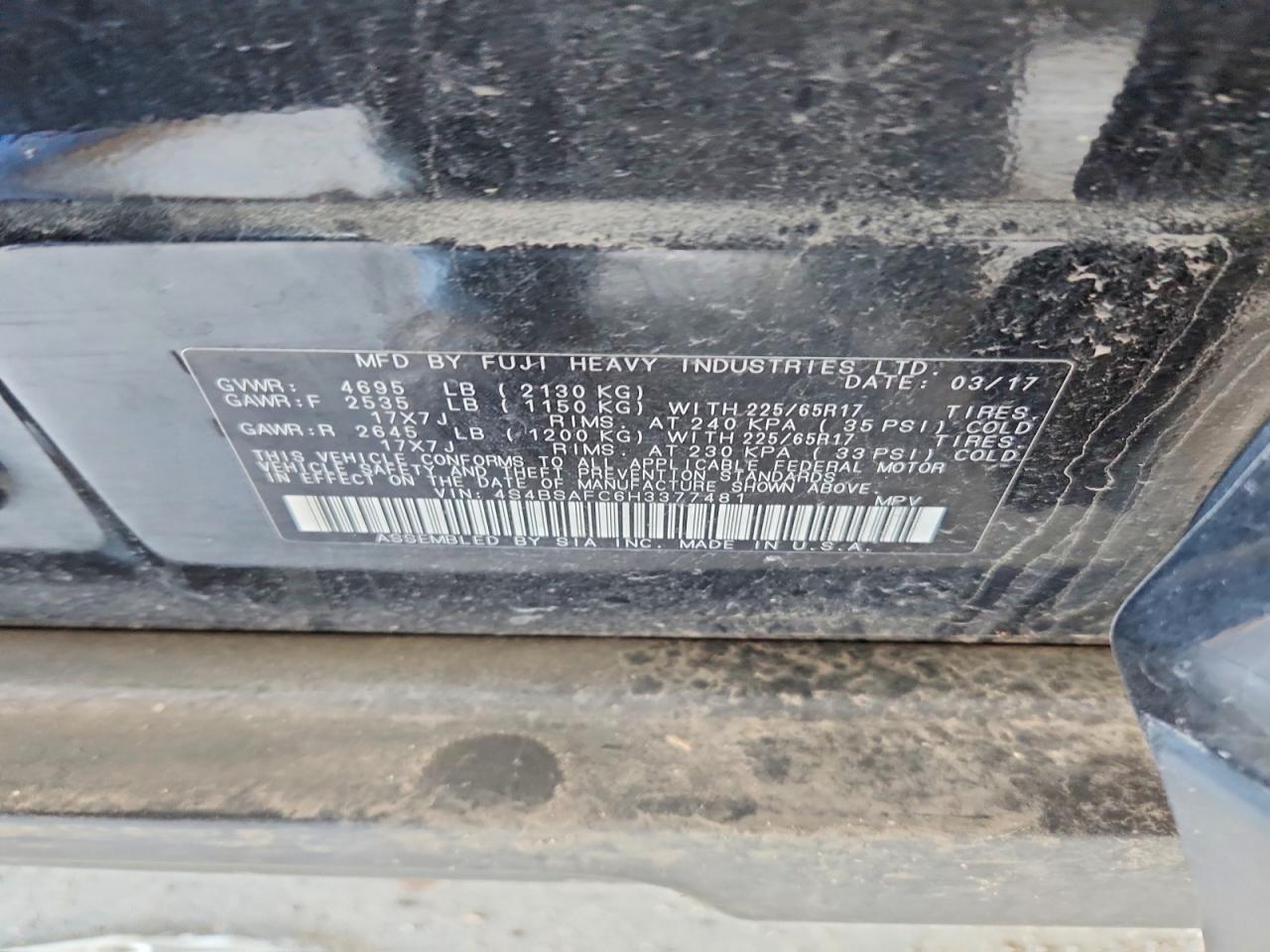 Subaru Outback 2.5i Premium