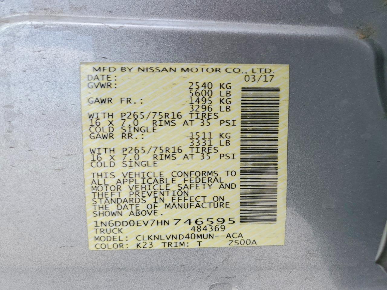 Nissan Frontier Pro-4x