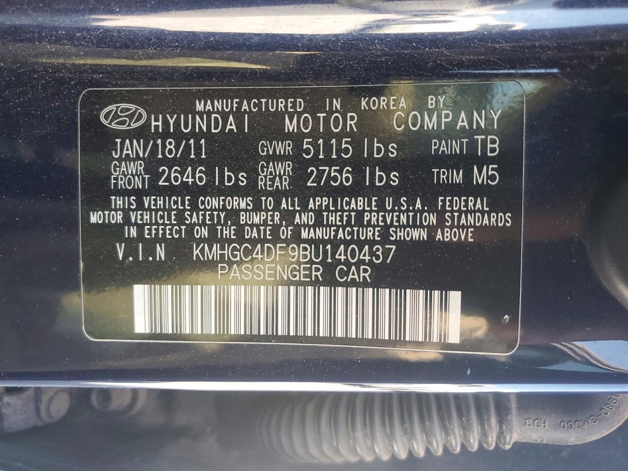 Hyundai Genesis 4.6l