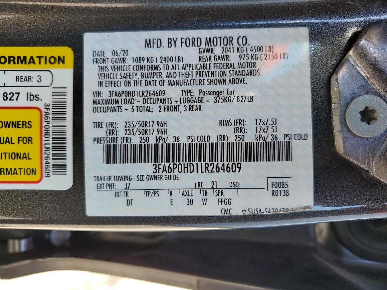 Ford Fusion Se