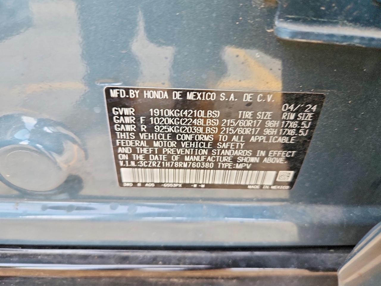 Honda HR-V Exl
