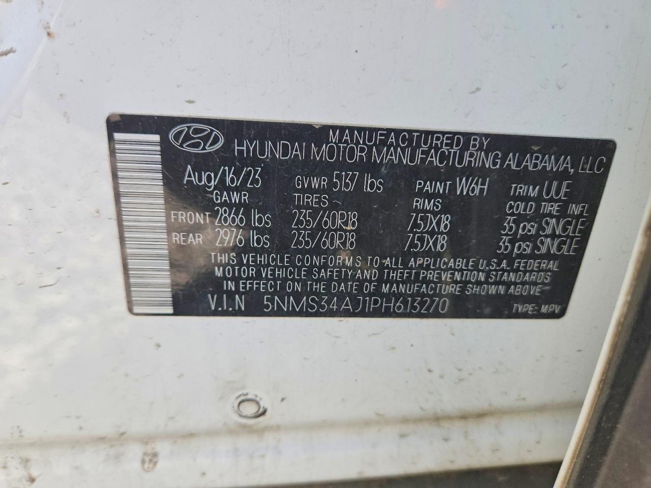 Hyundai SANTA FE Sel