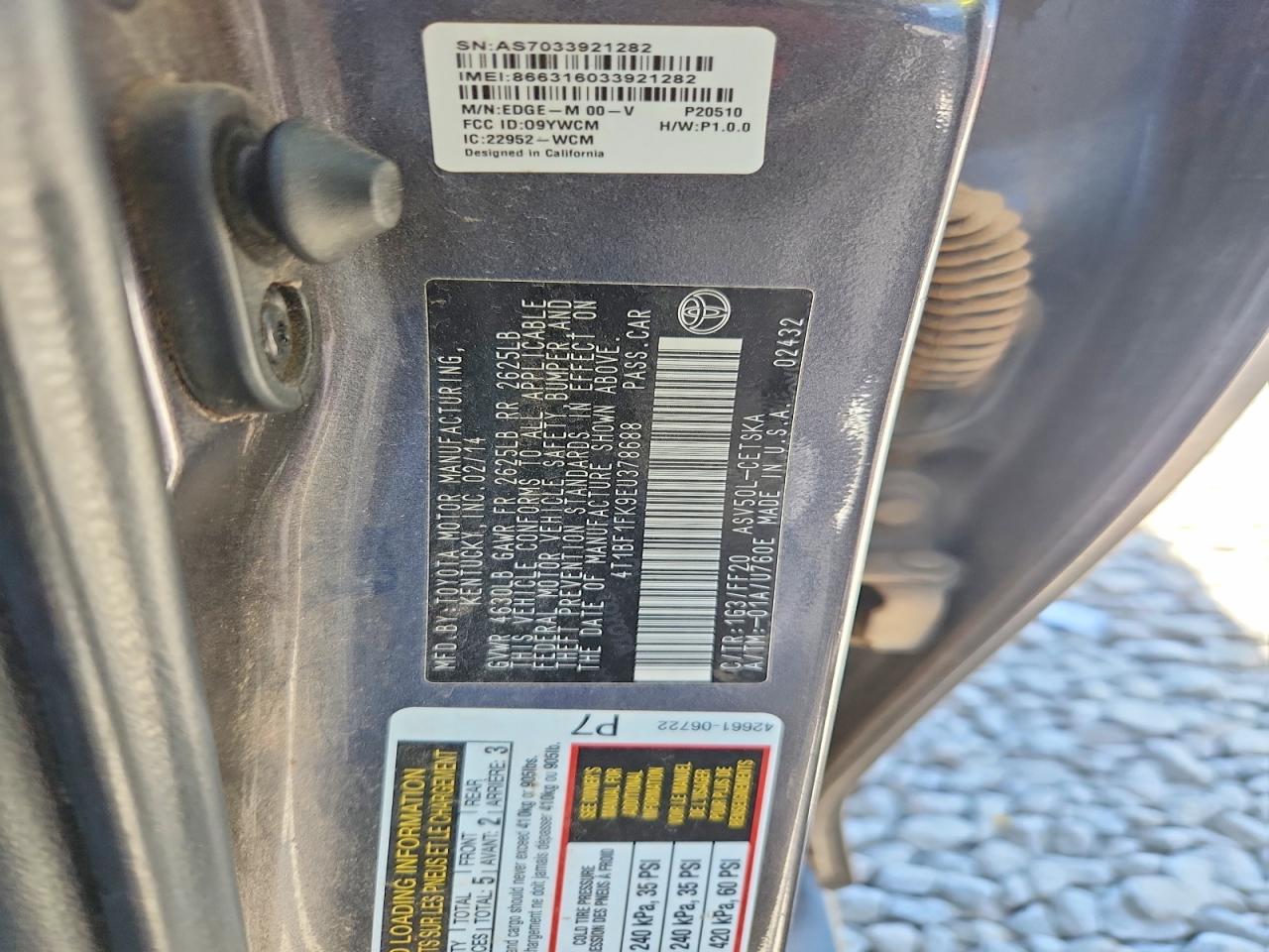 Toyota Camry Se