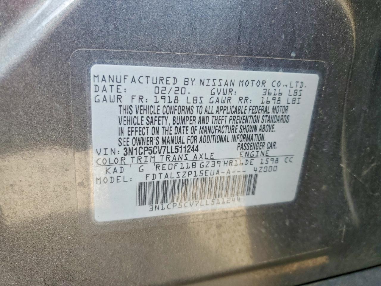 Nissan Kicks Sv
