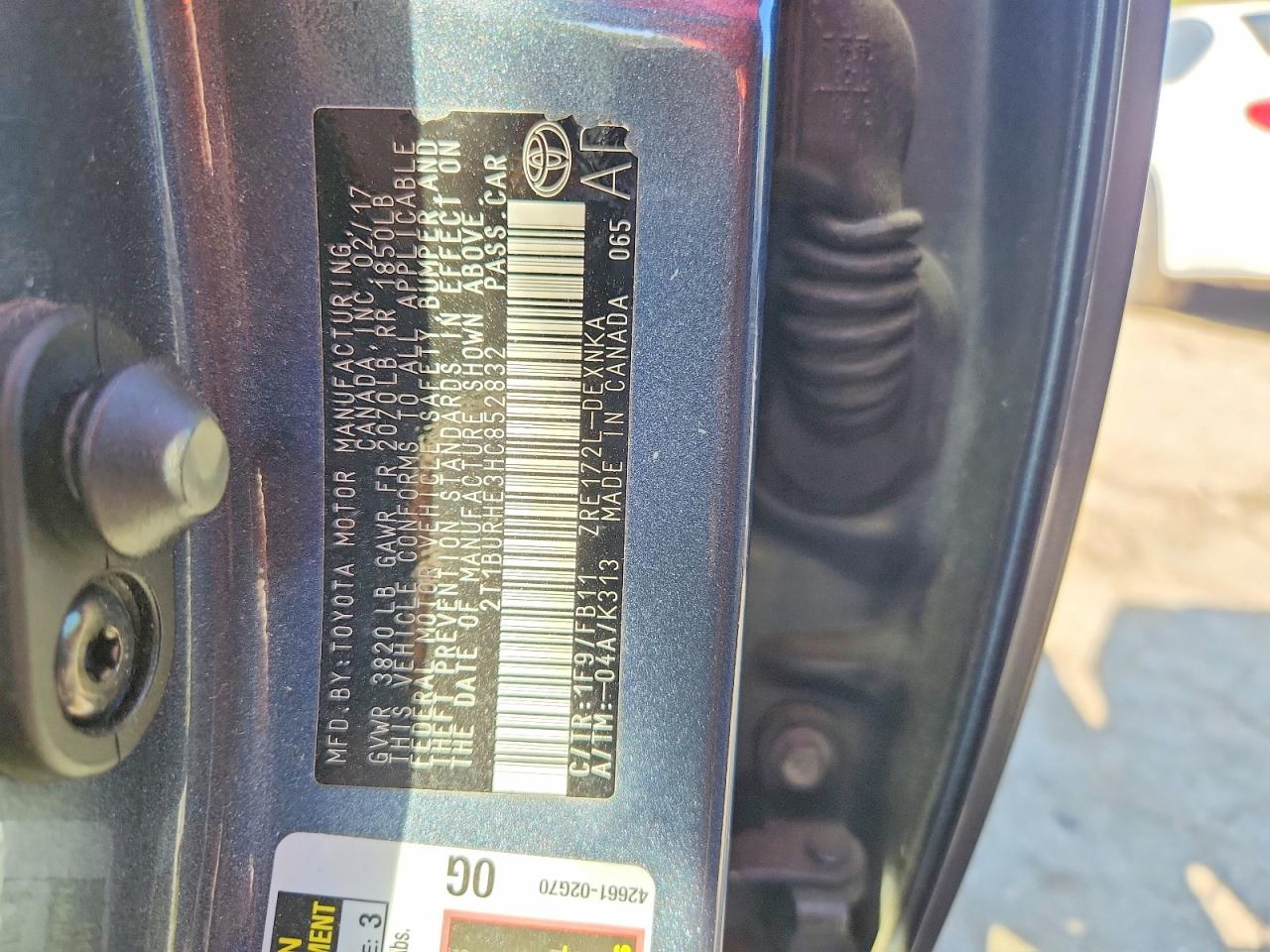 Toyota Corolla Le