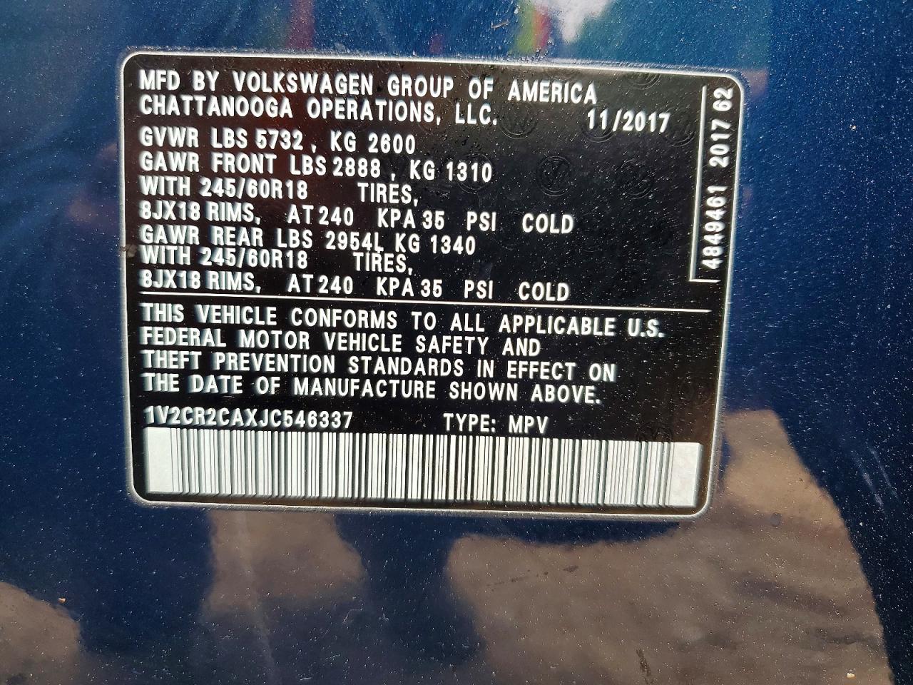 Volkswagen Atlas Se