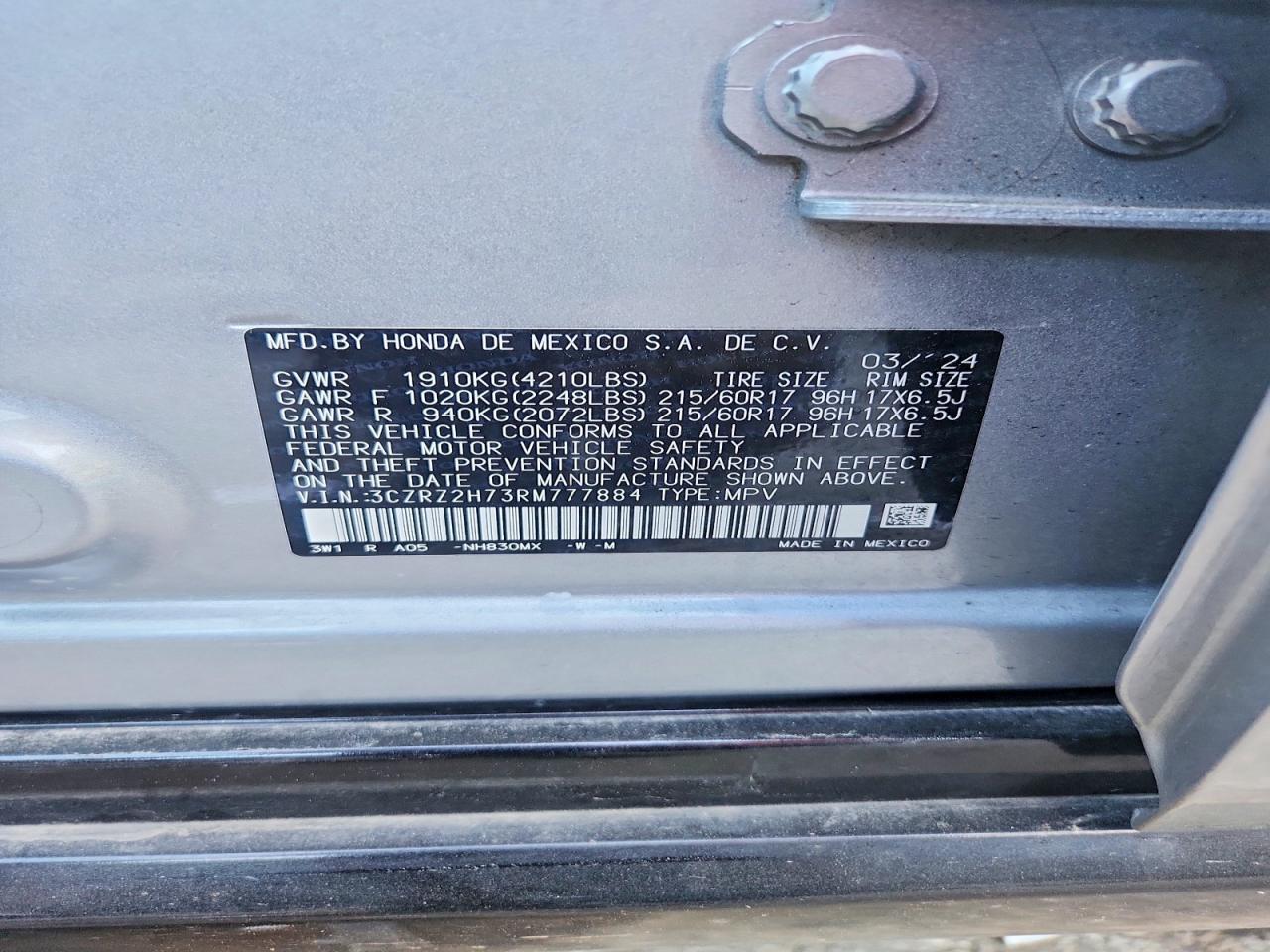 Honda HR-V Exl