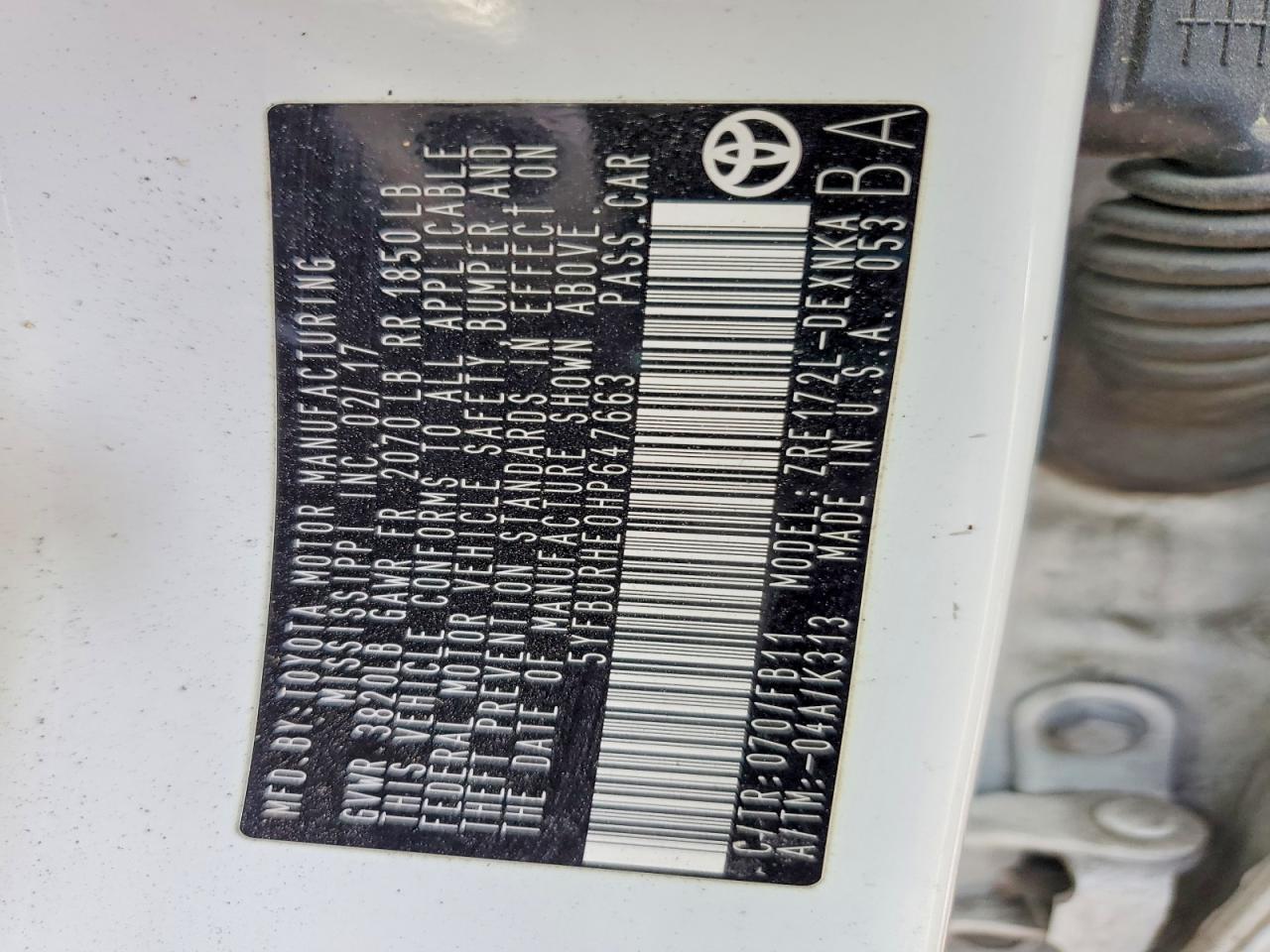 Toyota Corolla Le