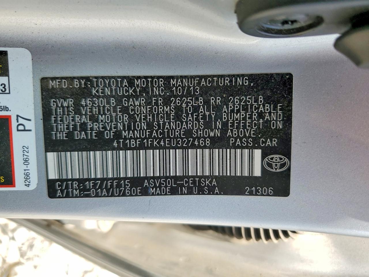 Toyota Camry Se