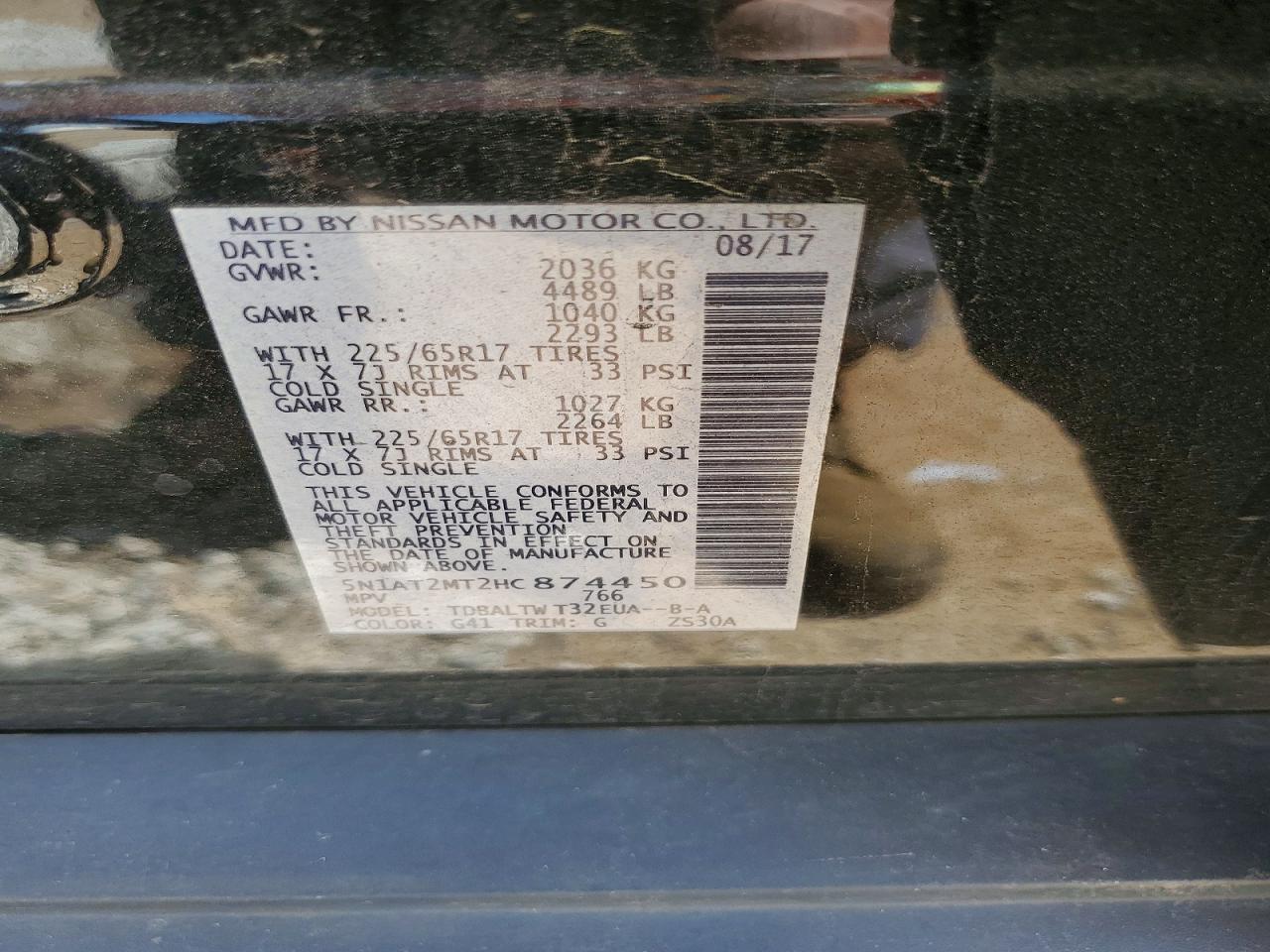 Nissan Rogue Sv