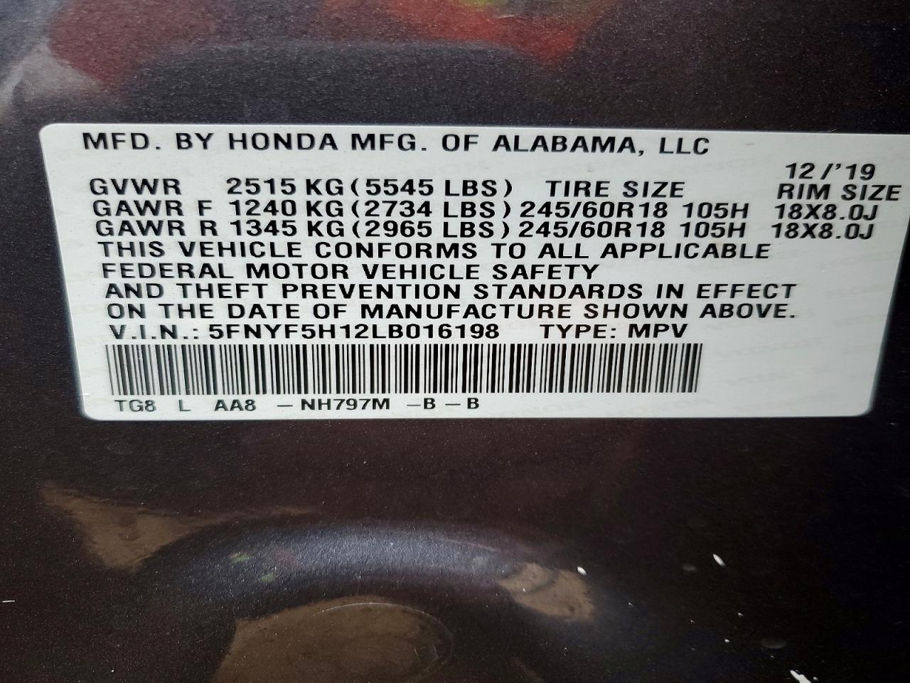 Honda Pilot Lx