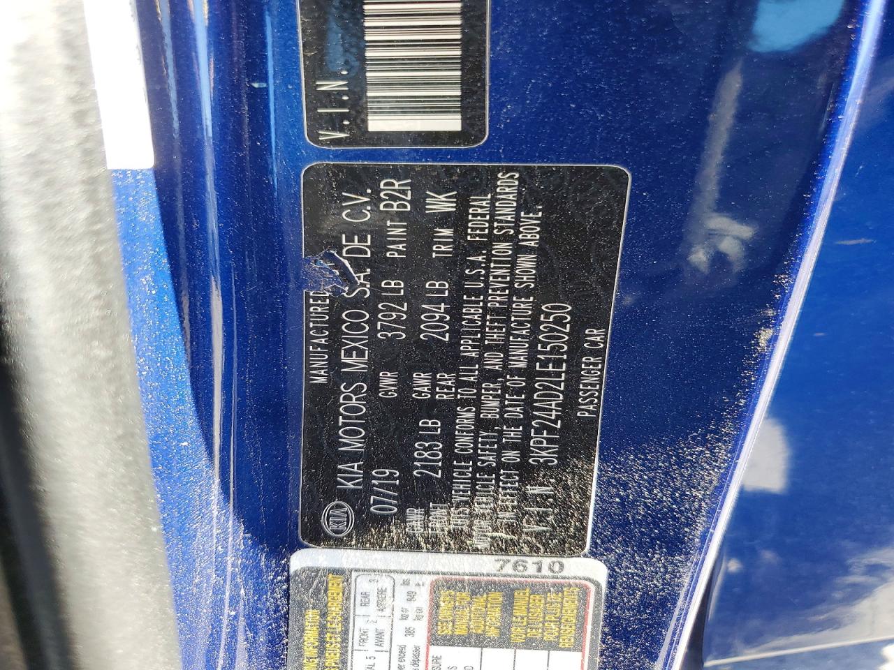 Kia Forte Lxs