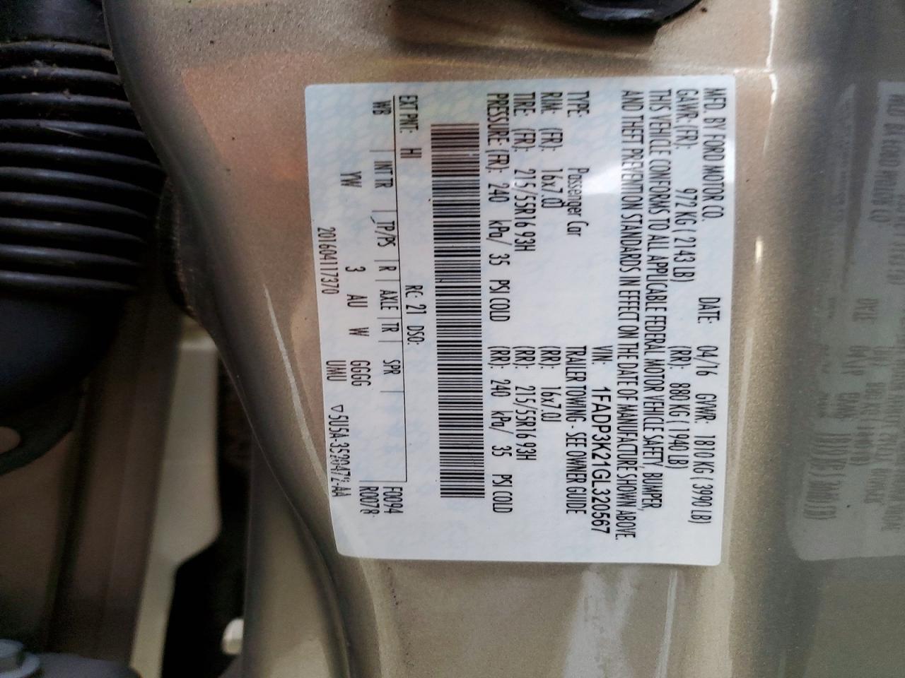 Ford Focus Se