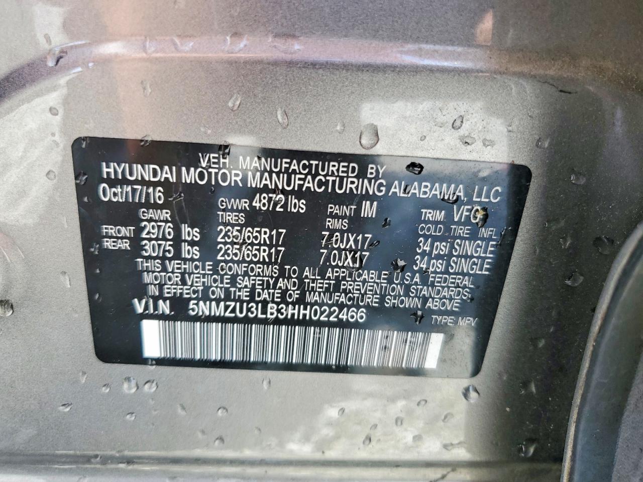 Hyundai SANTA FE 2.4l