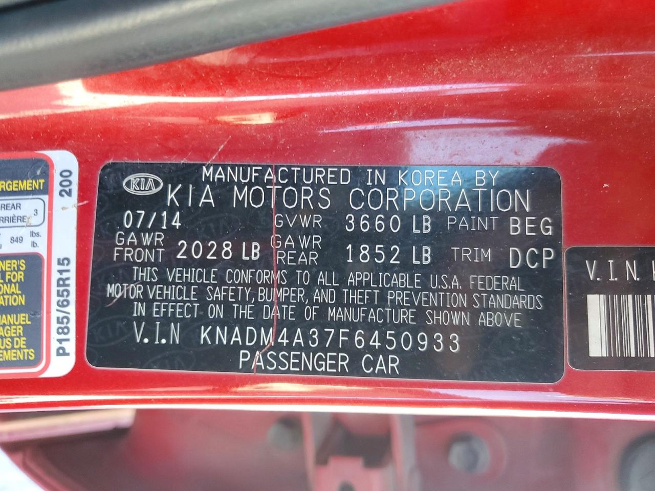 Kia Rio Lx