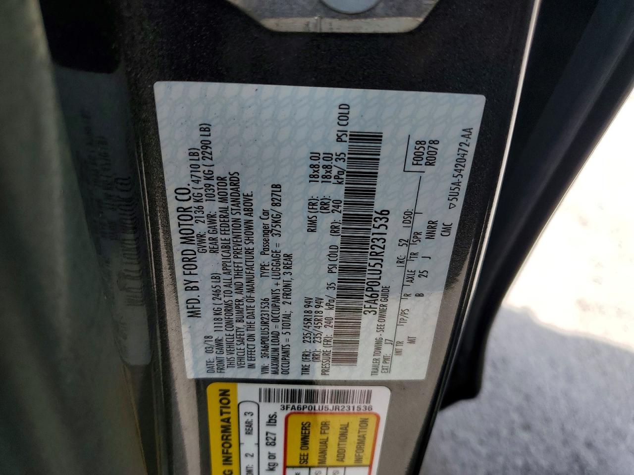 Ford Fusion Se Hybrid