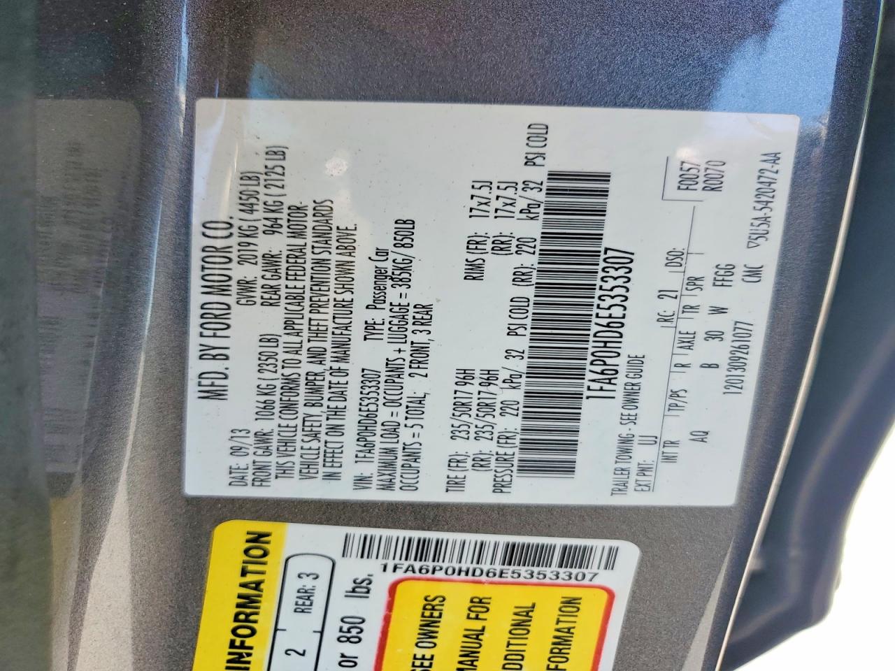 Ford Fusion Se