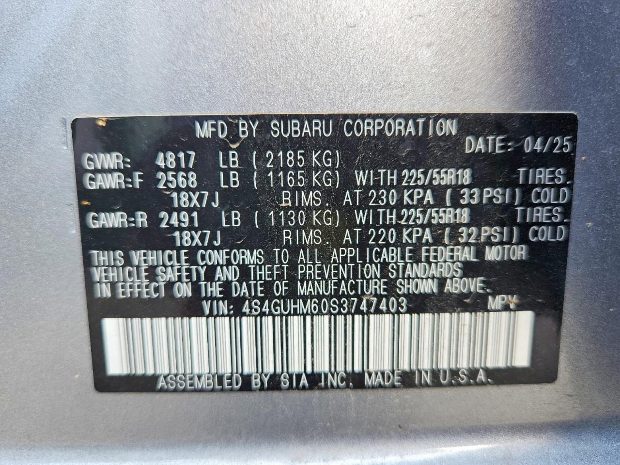 Subaru Crosstrek Limited