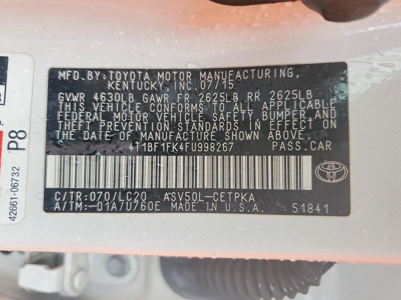 Toyota Camry Xse