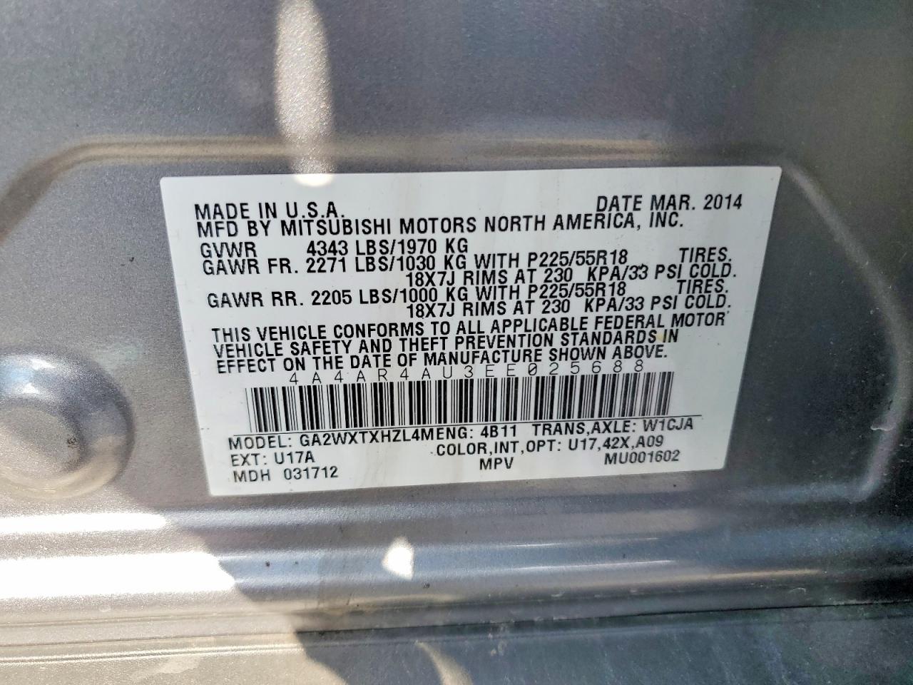 Mitsubishi Outlander Se