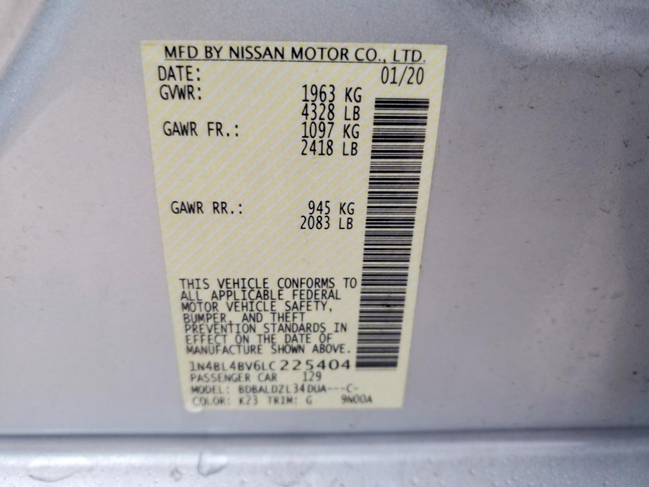 Nissan Altima 2.5 S