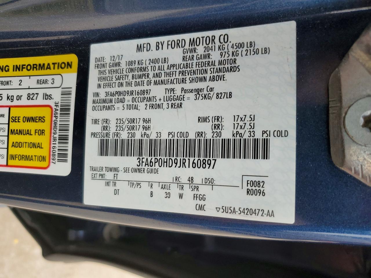 Ford Fusion Se