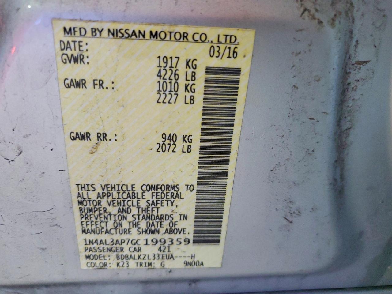 Nissan Altima 2.5