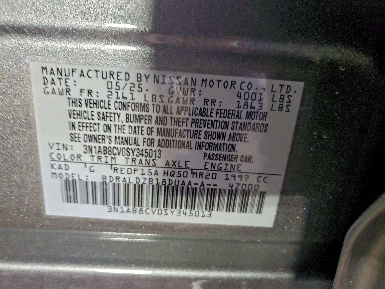Nissan Sentra Sv