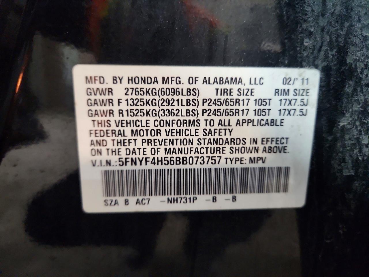 Honda Pilot Exl