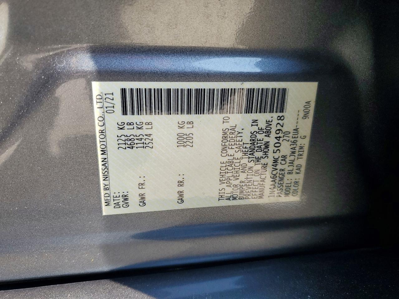Nissan Maxima Sv