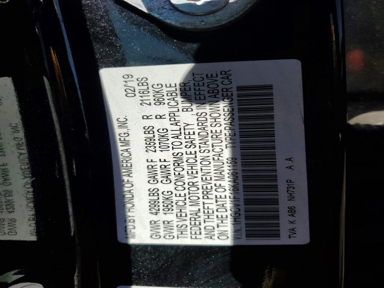 Honda Accord Lx