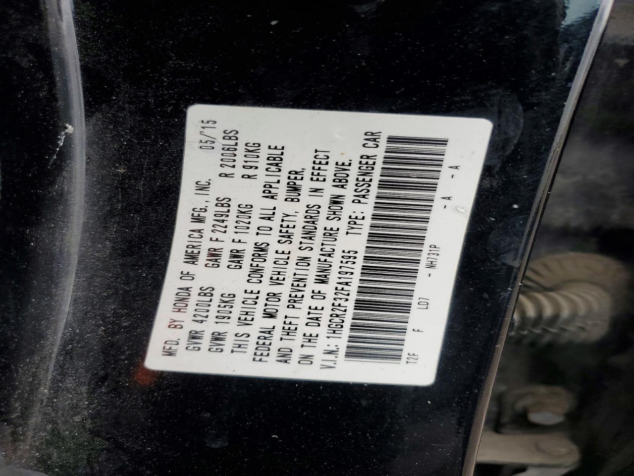 Honda Accord Lx