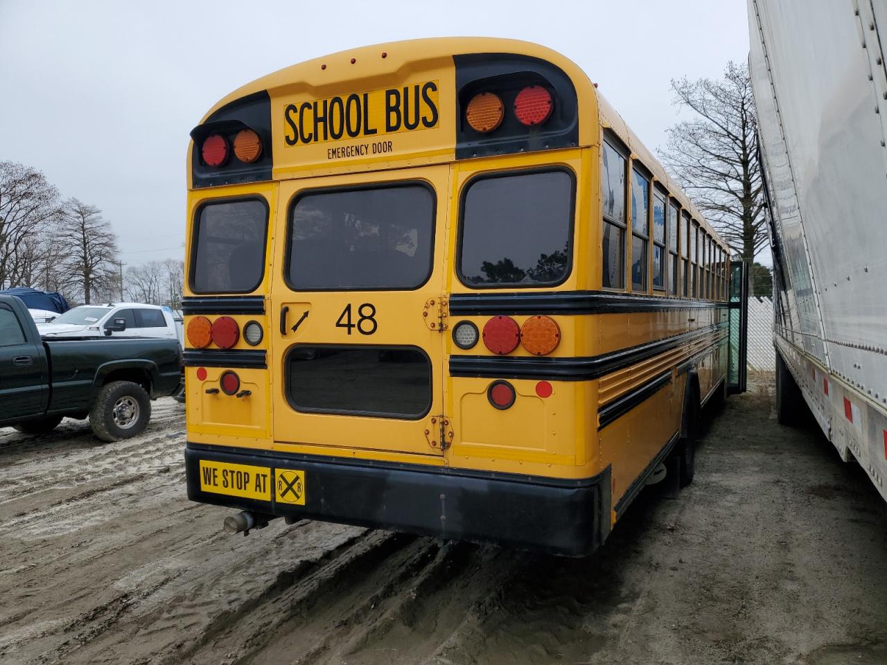 Blue Bird School Bus Transit Bus