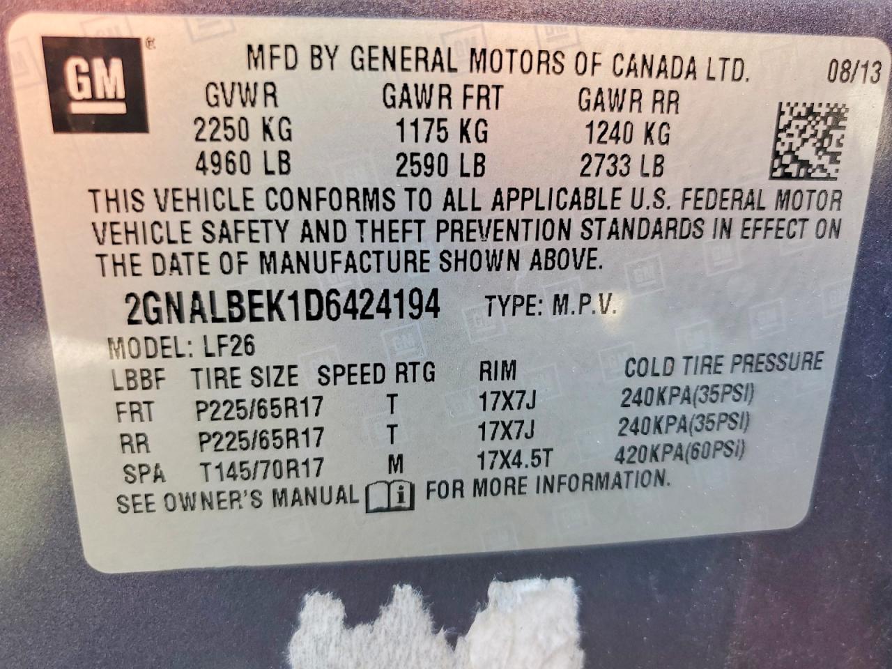 Chevrolet Equinox Ls