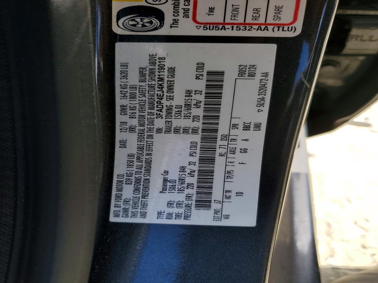 Ford Fiesta Se
