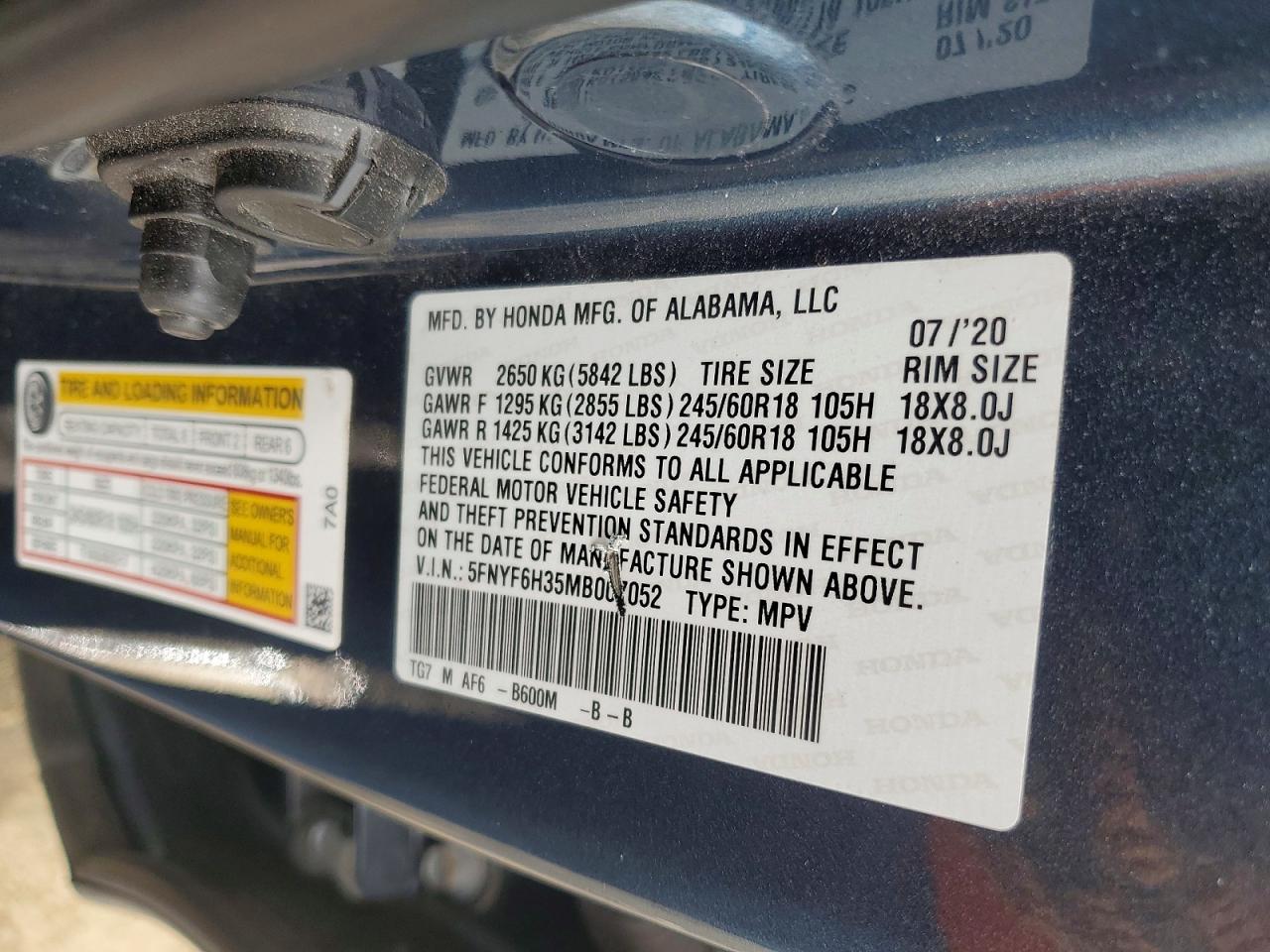 Honda Pilot Ex