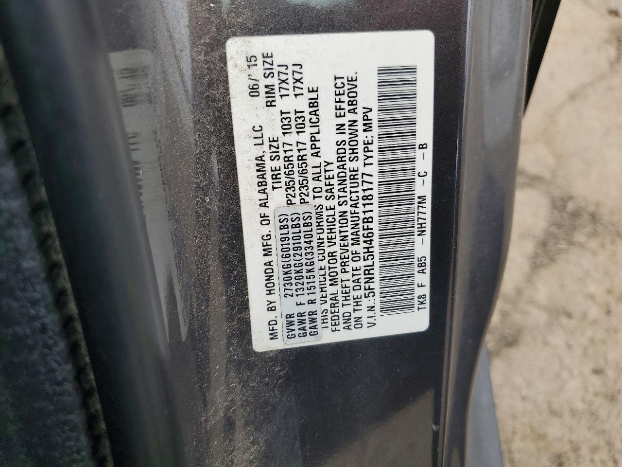Honda Odyssey Ex