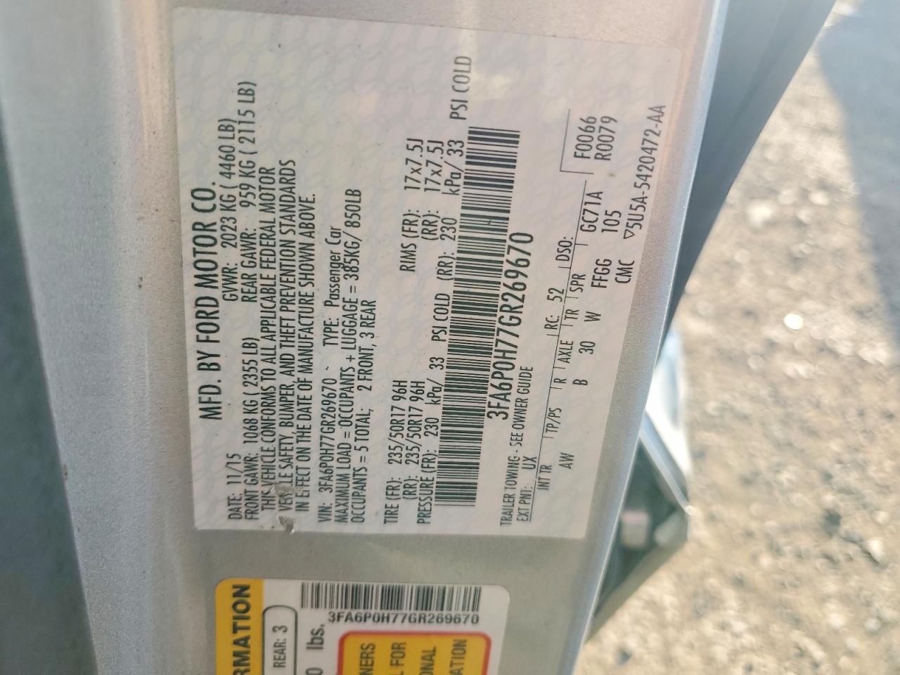 Ford Fusion Se